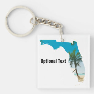 Florida Palm Trees Lisa Keychain