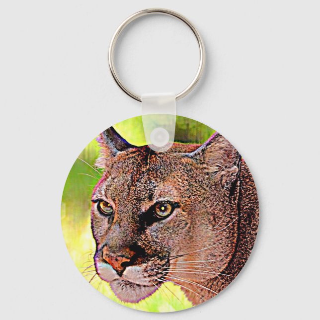 Florida Panther Keychain (Front)