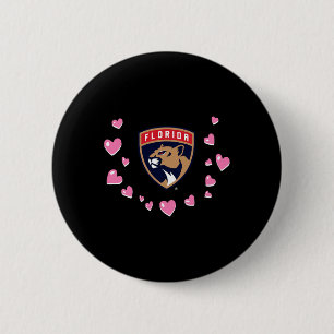 Florida Panthers Valentine Love Nhl Officially Lic 2 Inch Round Button
