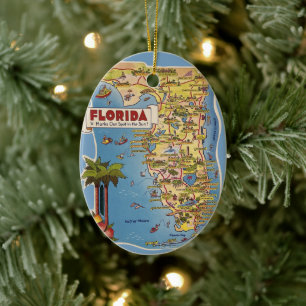 Florida Paradise Custom Ornament