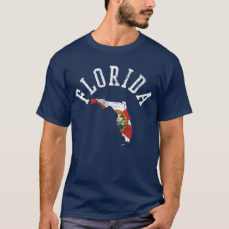 Florida Patriot American Flag Design Show Your T-Shirt