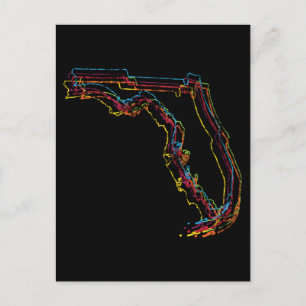 florida pride blur postcard