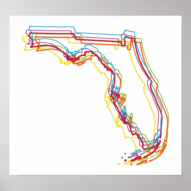 florida pride blur poster (Front)