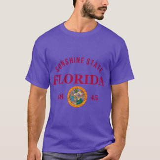 Florida Pride Flag Native Home Floridian Sunshine T-Shirt