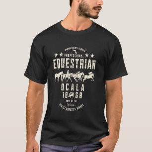 Florida Professional Equestrian Ocala 1868 Vintage T-Shirt