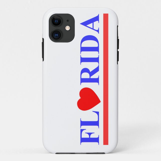 Florida red heart Case-Mate iPhone case (Back)