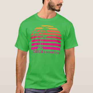 Florida Retro Colour Sunset T-Shirt