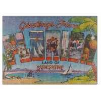 Florida Retro Postcard