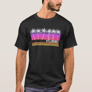 Florida Retro Style Beach Vintage Sunset 70'S 80'S T-Shirt