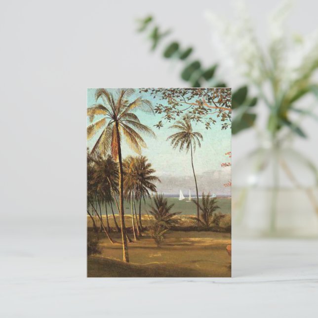Florida Scene by Albert Bierstadt Postcard (Standing Front)