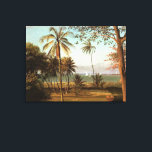 Florida Scene, fine art painting, Canvas Print<br><div class="desc">Florida Scene,  famous painting by Albert Bierstadt.</div>