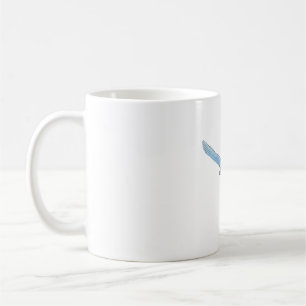 Florida Scrub Jay watercolor bird species art Coffee Mug