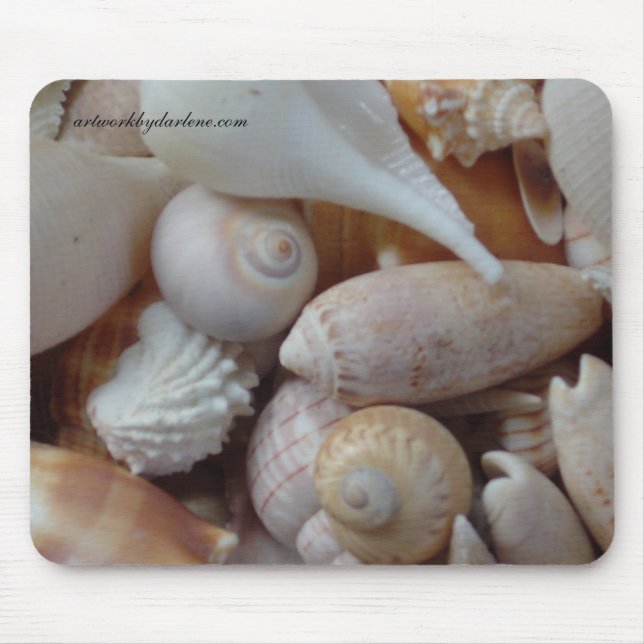 florida sea shells mouse pad (Front)