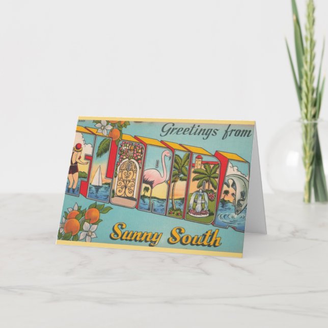 Florida Seasons Greetings Card (Front)