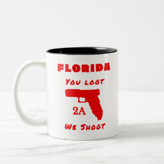 Florida Second Amendment Freedom Two-Tone Coffee Mug
