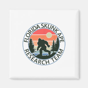 Florida Skunk Ape Research Team Fun Camping Hiking Magnet