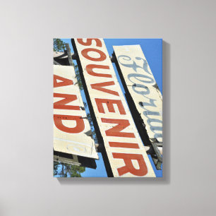 Florida Souvenir Land Canvas Print