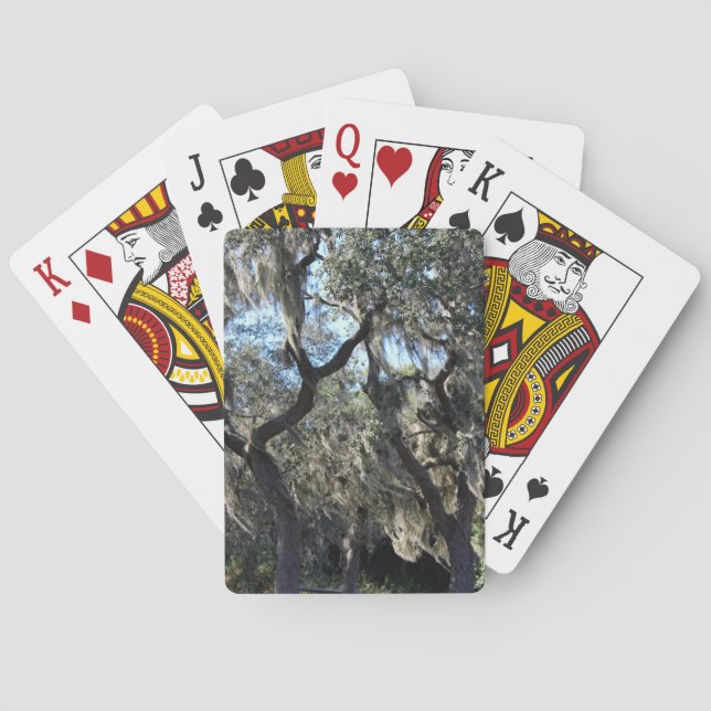 Florida Spanish Moss Playing Cards (Back)