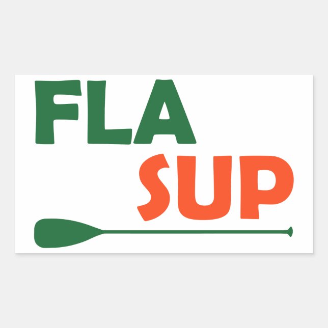 Florida Stand Up Paddling Sticker (Front)
