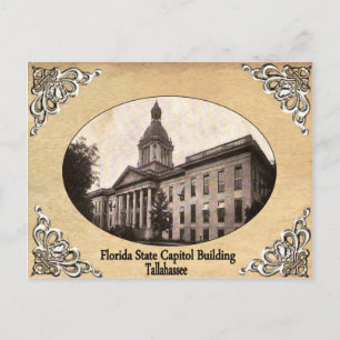 Florida State Capitol Building Old Postcard