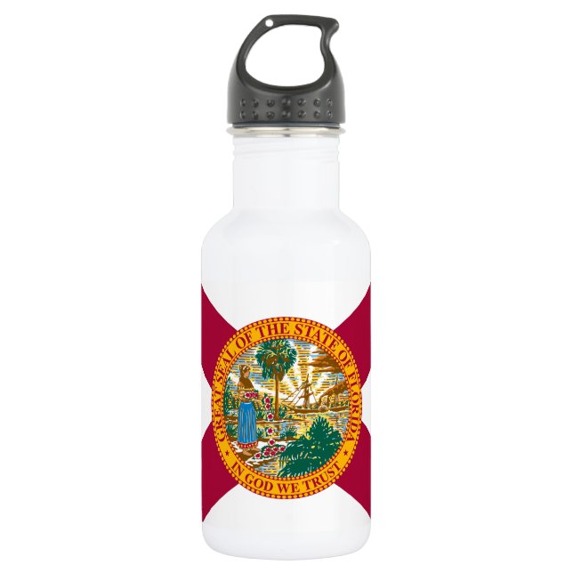 Florida State Flag 532 Ml Water Bottle (Front)