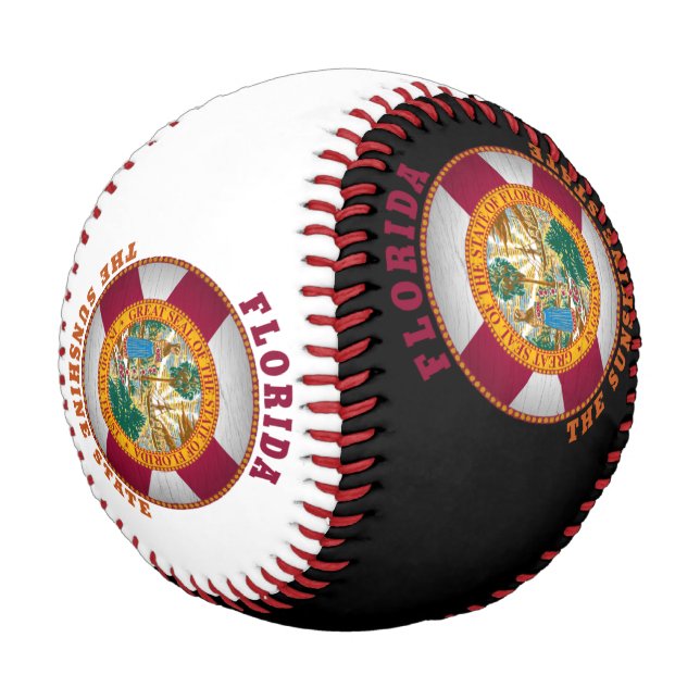FLORIDA STATE FLAG BASEBALL (Angled)