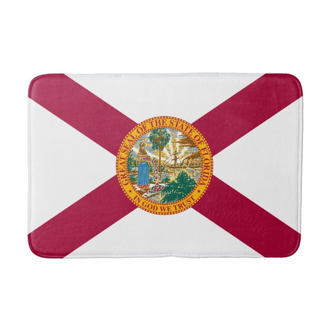 Florida State Flag Bath Mat (Front)