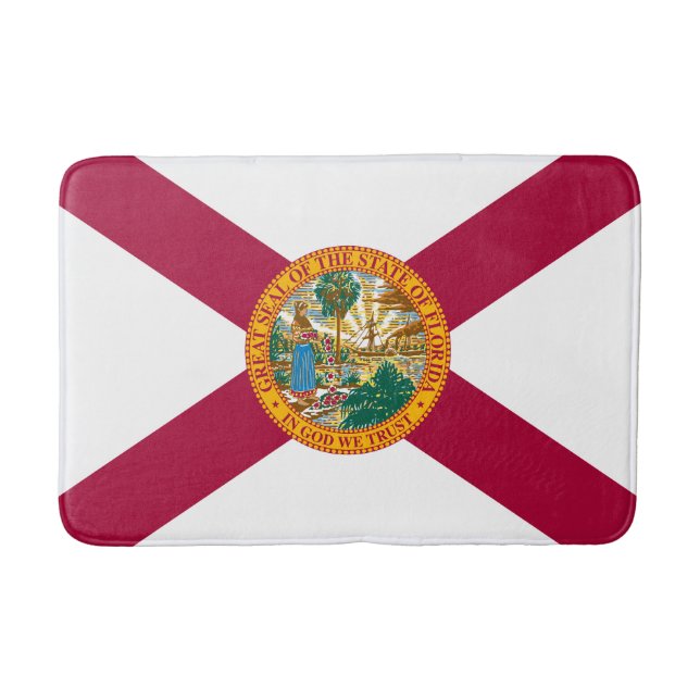 Florida State Flag Bath Mat (Front)
