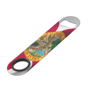 Florida State Flag Bottle Opener Bar Key