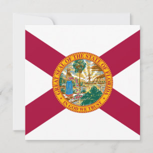 Florida State Flag Card