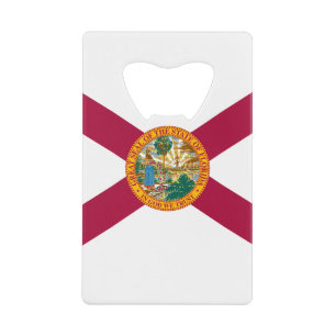 Florida State Flag Credit Card Bottle Opener