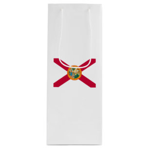 Florida State Flag Design Wine Gift Bag