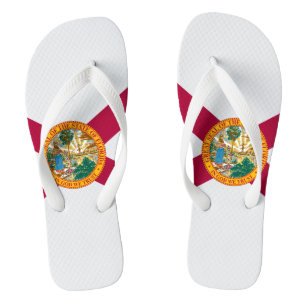 Florida State Flag Flip Flops