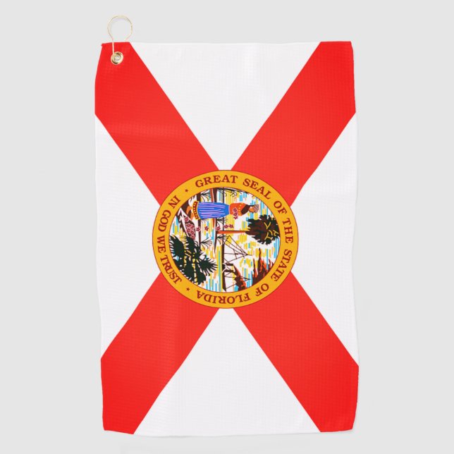 Florida State Flag Golf Towel (Front)