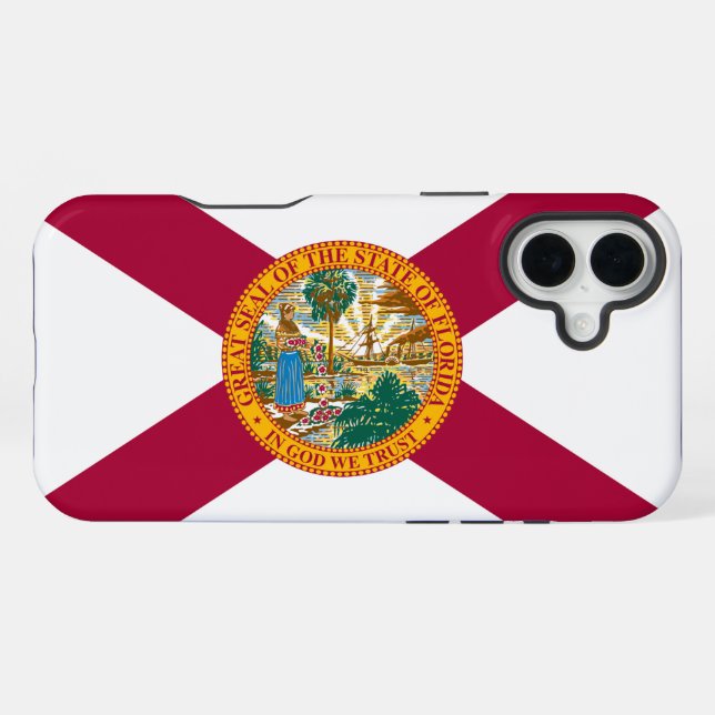 Florida State flag iPhone Case (Back Horizontal)