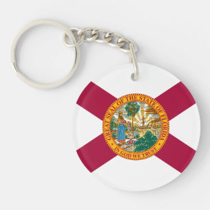 Florida State Flag Keychain