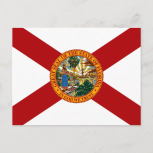 Florida State Flag Postcard