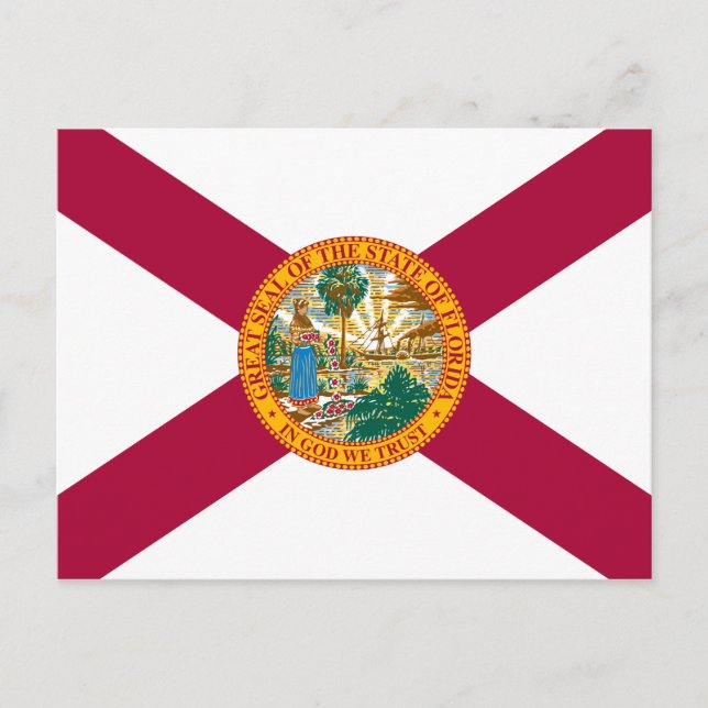 Florida State Flag Postcard (Front)