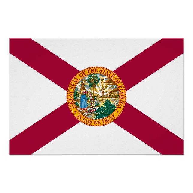 Florida State Flag Poster (Front)