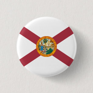 Florida State Flag USA 1 Inch Round Button