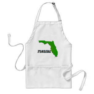 Florida State Map and Text Standard Apron