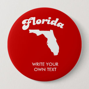 FLORIDA STATE MOTTO T-SHIRT T-shirt 4 Inch Round Button