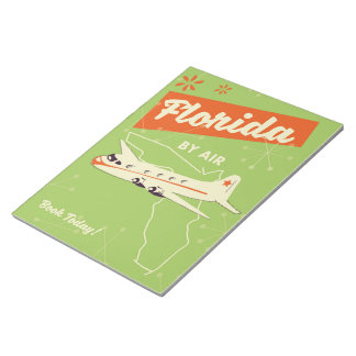 Florida State retro poster. Notepad