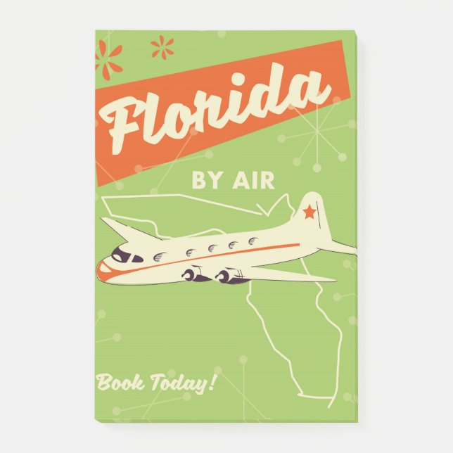 Florida State retro poster. Post-it Notes (Front)