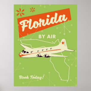 Florida State retro poster. Poster