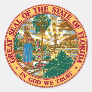 Florida State Seal Stickers