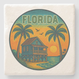 Florida State Stone Coaster