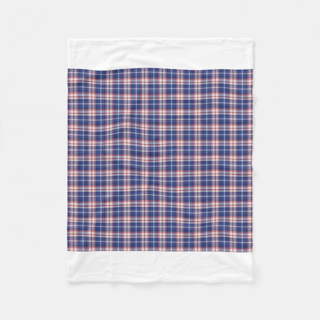Florida State Tartan Fleece Blanket (Front)