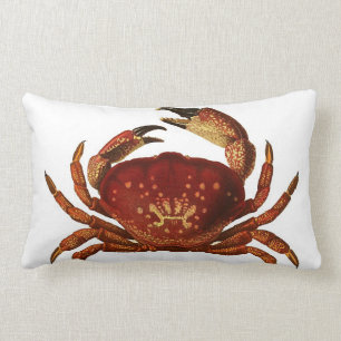 Florida Stone Crab Lumbar Throw Pillow