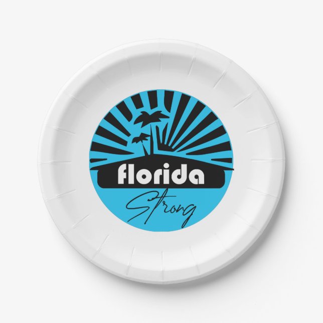 Florida Strong Classic Paper Plate (Front)